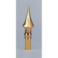 Annin Flagmakers Annin Flagmakers 607353 8 in. Spear Ornament Brass Plated Aluminum 607353